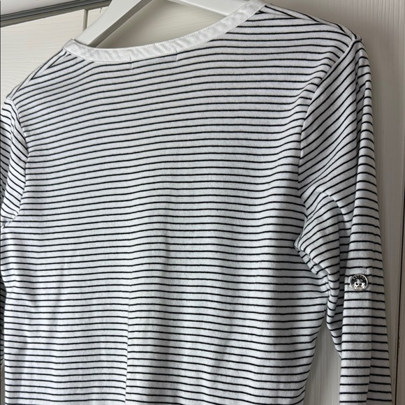 Lauren Ralph Lauren White and Gray Button Down Polo Shirt - Picture 9 of 9